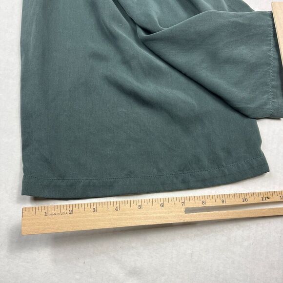 LOGO Lori Goldstein Womens Wide Leg Pull On Green Lounge Relaxed Fit SMALL - Picture 11 of 12